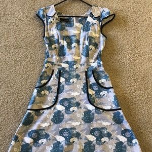 Nooworks Arctic Fox Vintage Style Dress